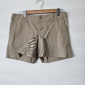 London Jean Shorts, Khaki, Size 4